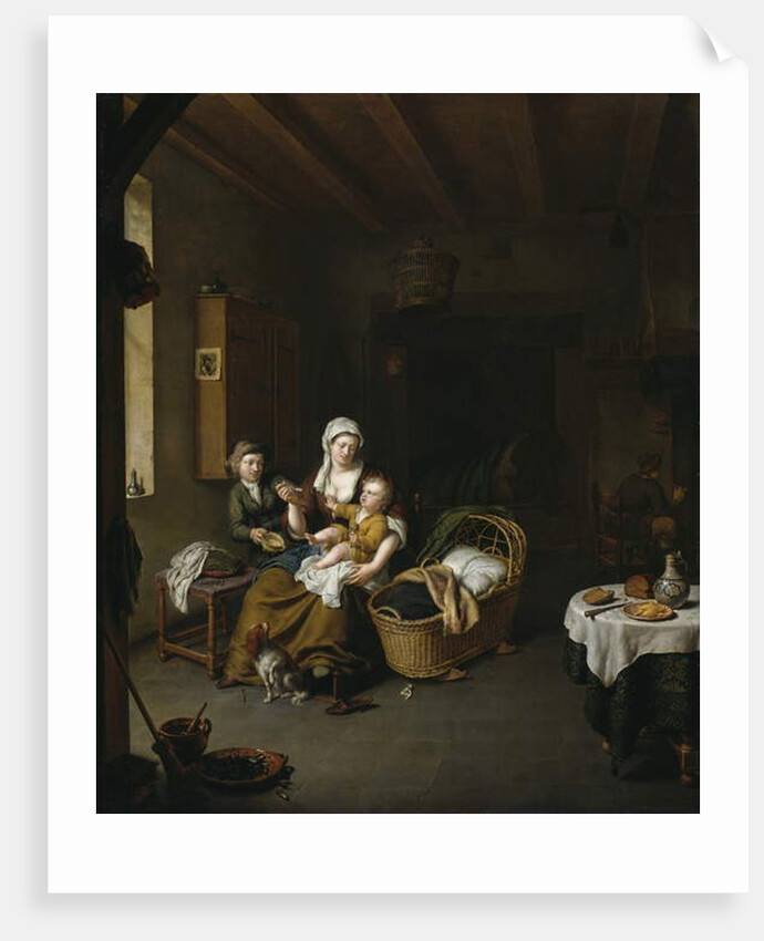 A Mother Feeding her Child, 1707 by Willem van Mieris