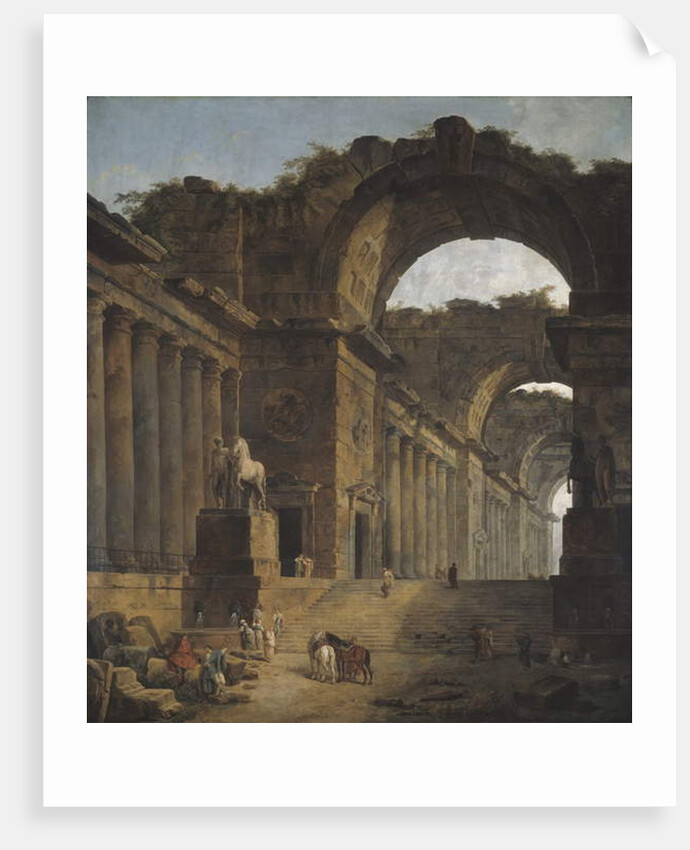 The Fountains, 1787-88 by Hubert Robert