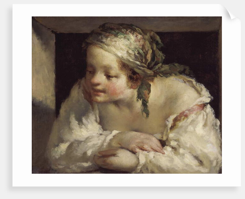 Young Woman, 1844-45 by Jean-Francois Millet