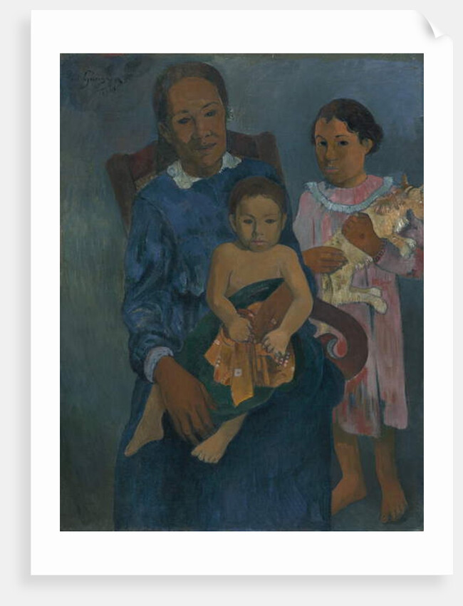 Polynesian Woman with Children, 1901 by Paul Gauguin
