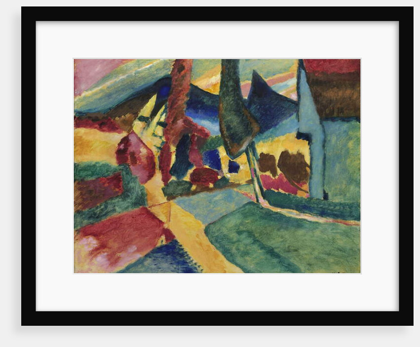 Landscape with Two Poplars, 1912 by Wassily Kandinsky