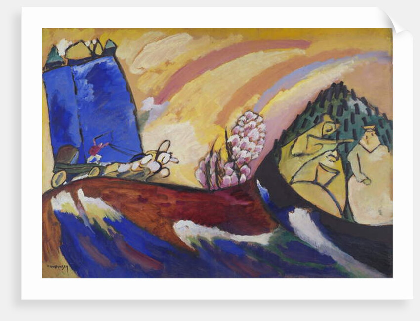 Painting with Troika, January 18, 1911 by Wassily Kandinsky