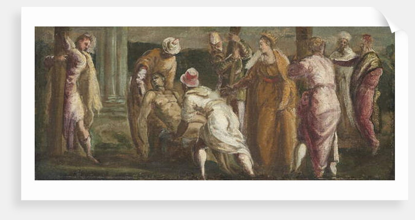 Saint Helen Testing the True Cross, c.1545 by Jacopo Robusti Tintoretto