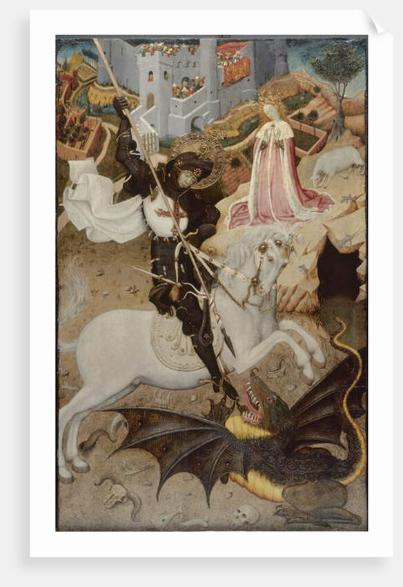 Saint George Killing the Dragon, 1434-35 by Bernardo Martorell