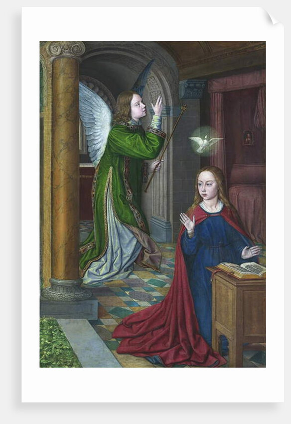The Annunciation, 1490-95 by Jean Hey