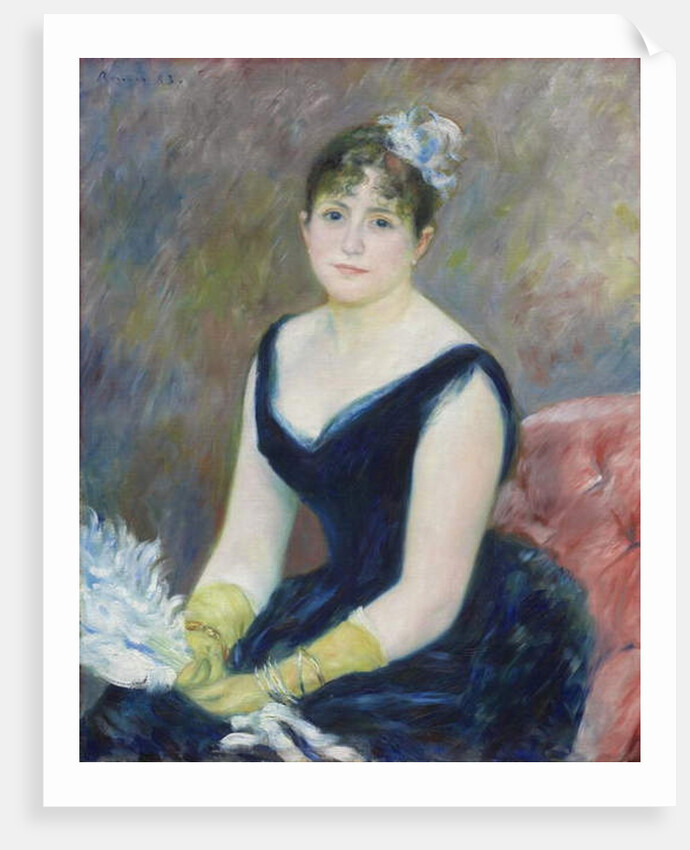 Madame Léon Clapisson, 1883 by Pierre Auguste Renoir