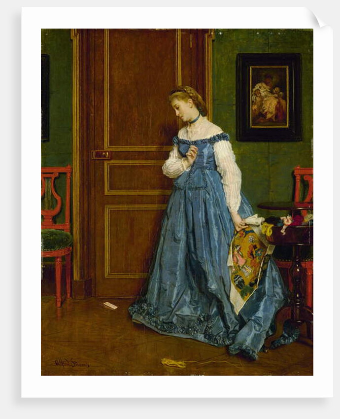 Hesitation, possibly Madame Monteaux, c.1867 by Alfred Emile Stevens