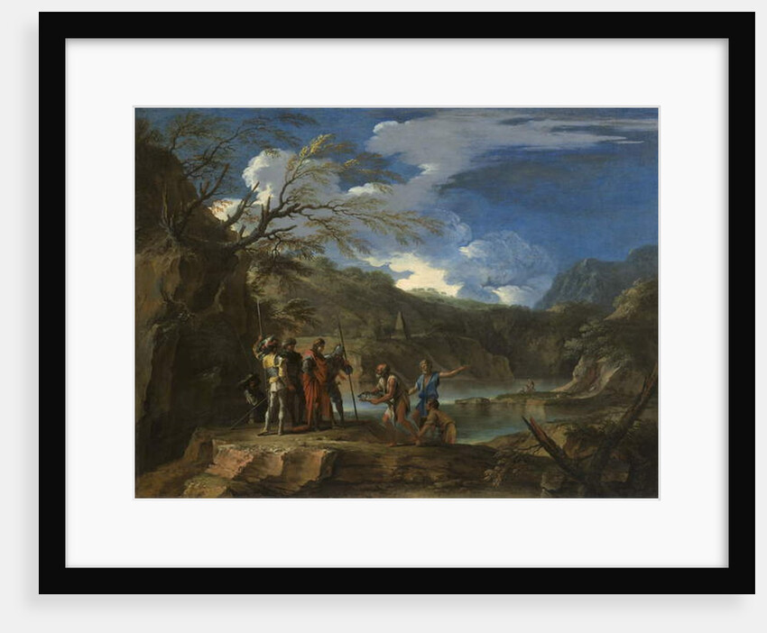 Polycrates and the Fisherman, c.1664 by Salvator Rosa
