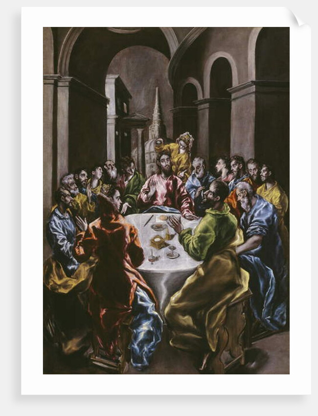 The Feast in the House of Simon, 1608-14 by El Greco