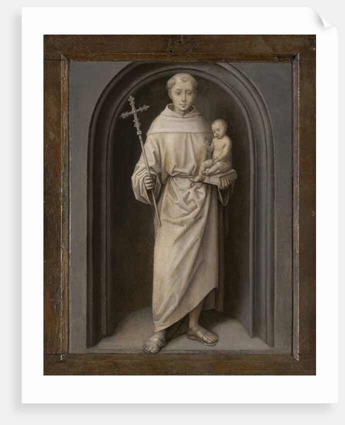 Saint Anthony of Padua, 1485-90 by Hans Memling