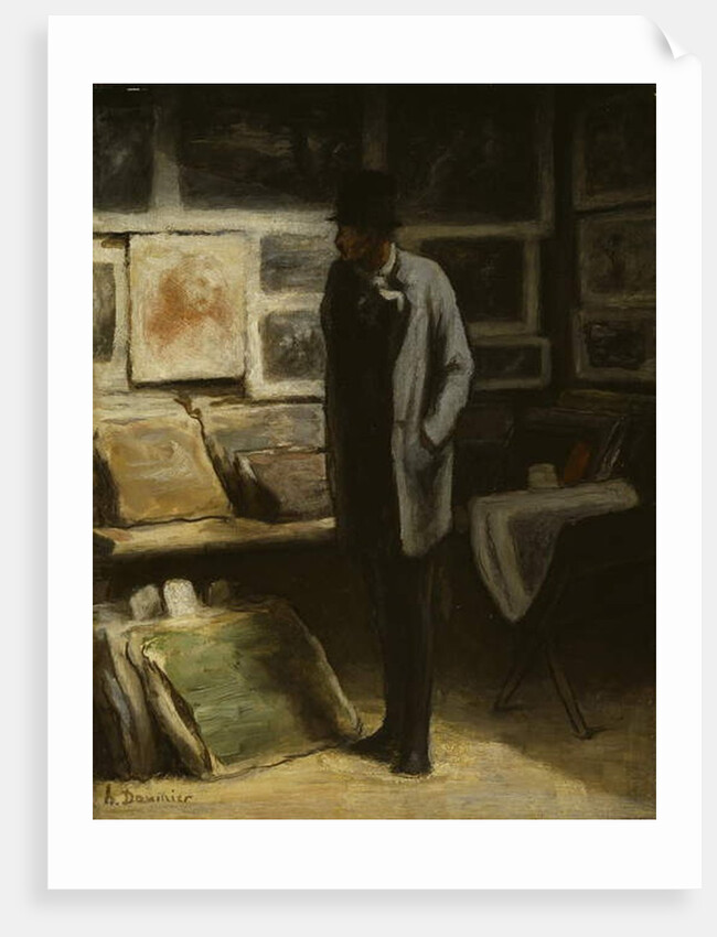 The Print Collector, c.1857-63 by Honore Daumier