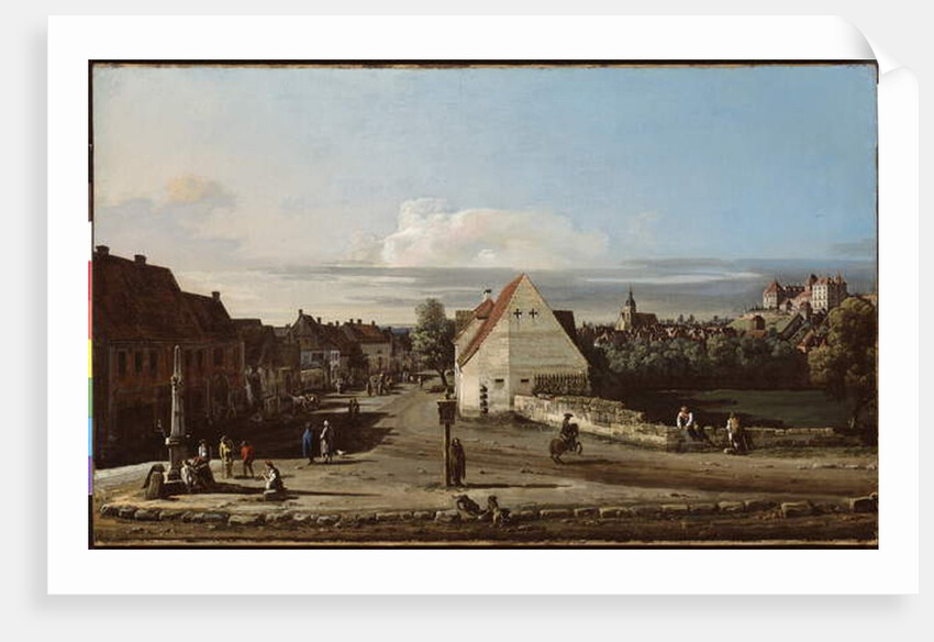 View of Pirna with the Fortress of Sonnenstein, 1755-65 by Bernardo Bellotto