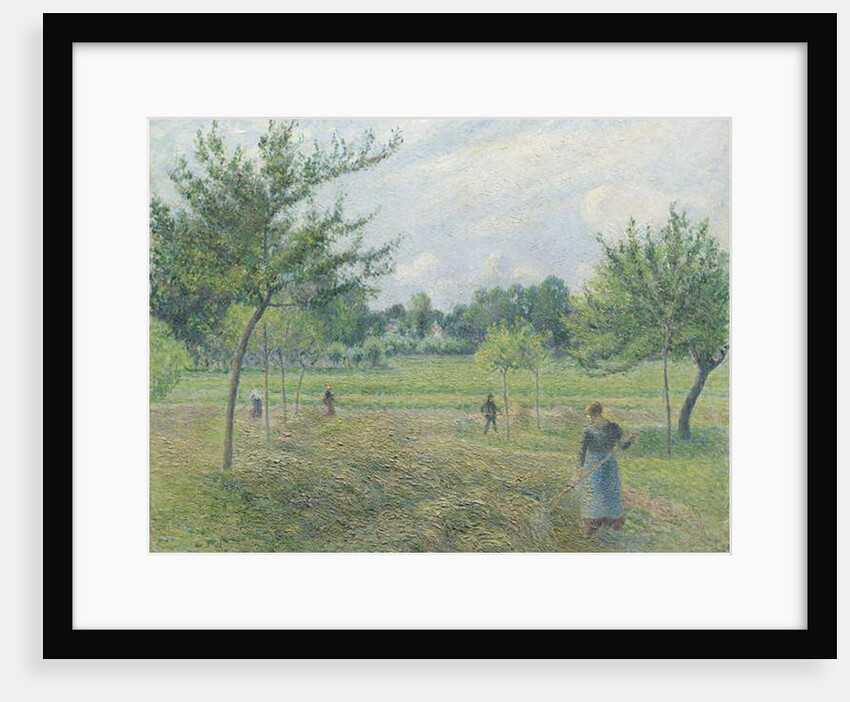 Haymaking at Éragny, 1892 by Camille Pissarro