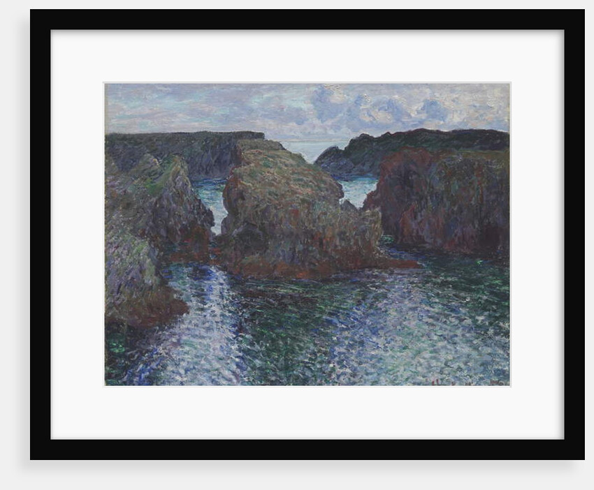 Rocks at Port-Goulphar, Belle-Île, 1886 by Claude Monet