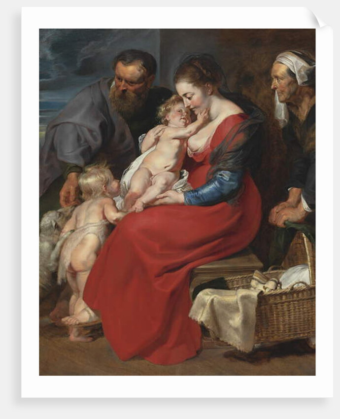 The Holy Family with Saints Elizabeth and John the Baptist, c.1615 by Peter Paul Rubens