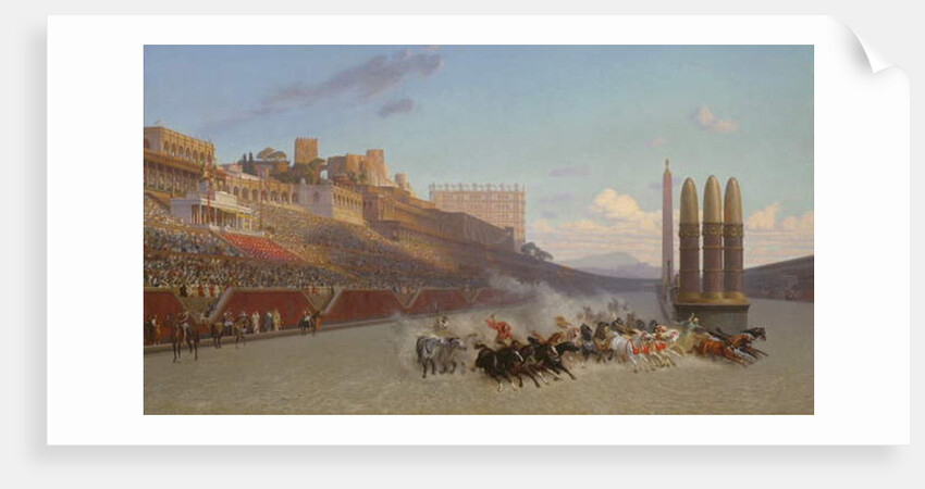 Chariot Race, 1876 by Jean Leon Gerome