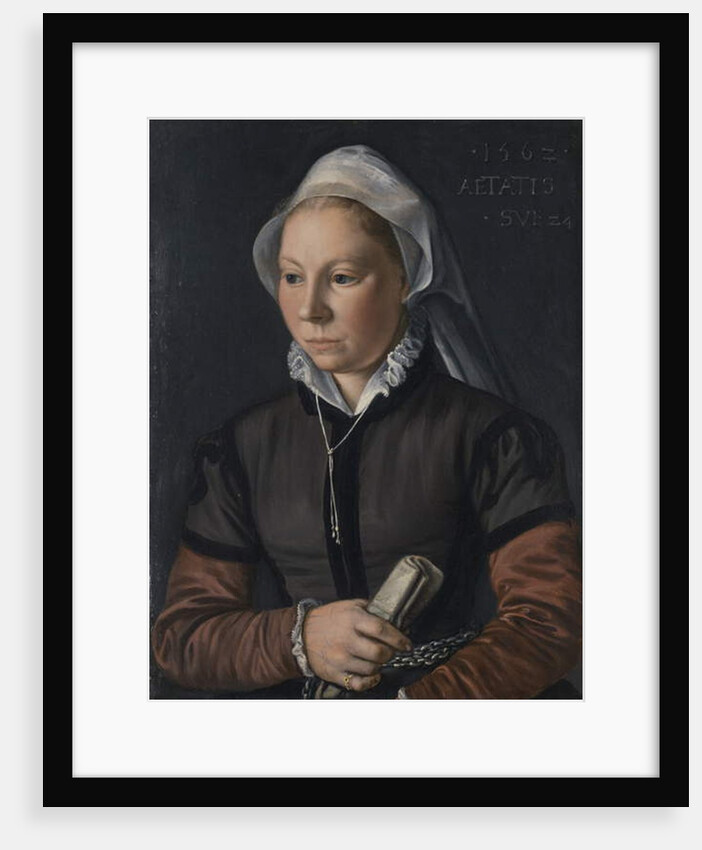 Portrait of a young woman, 1562 by Joachim Beuckelaer or Bueckelaer