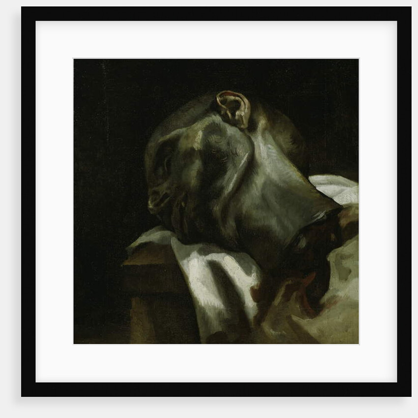 Head of a Guillotined Man, 1818-19 by Theodore Gericault
