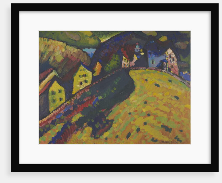 Houses at Murnau, 1909 by Wassily Kandinsky