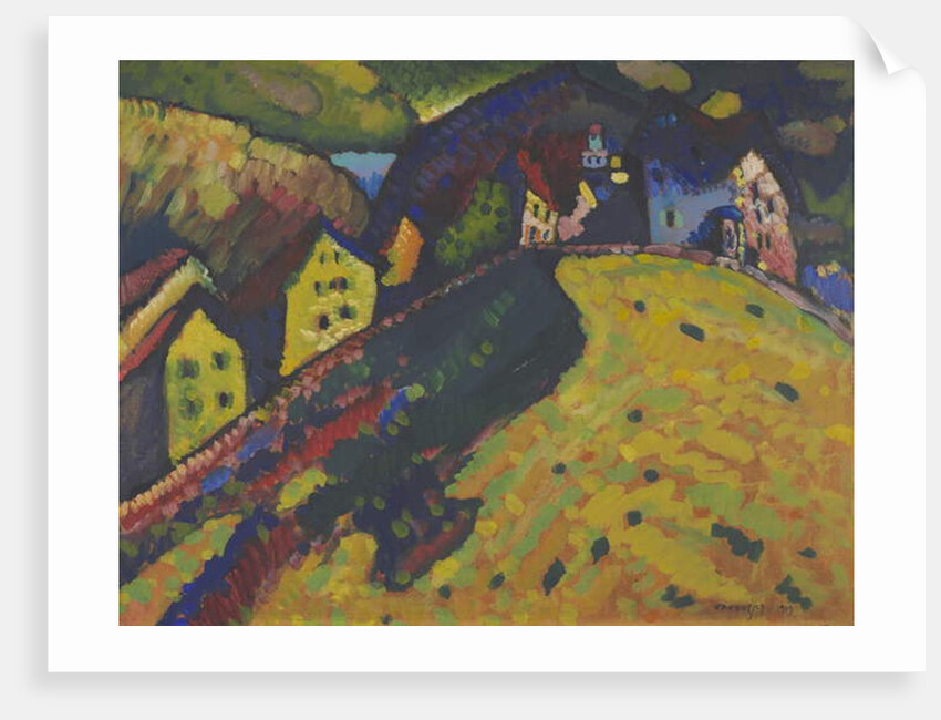 Houses at Murnau, 1909 by Wassily Kandinsky