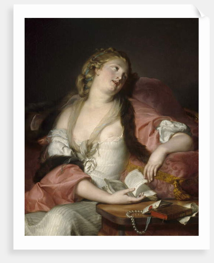 Lady Reading the Letters of Heloise and Abelard, c.1780 by Bernard d' Agescy