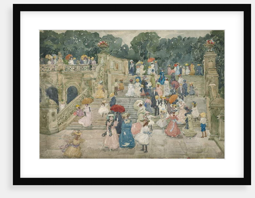 The Terrace Bridge, Central Park, 1901 by Maurice Brazil Prendergast