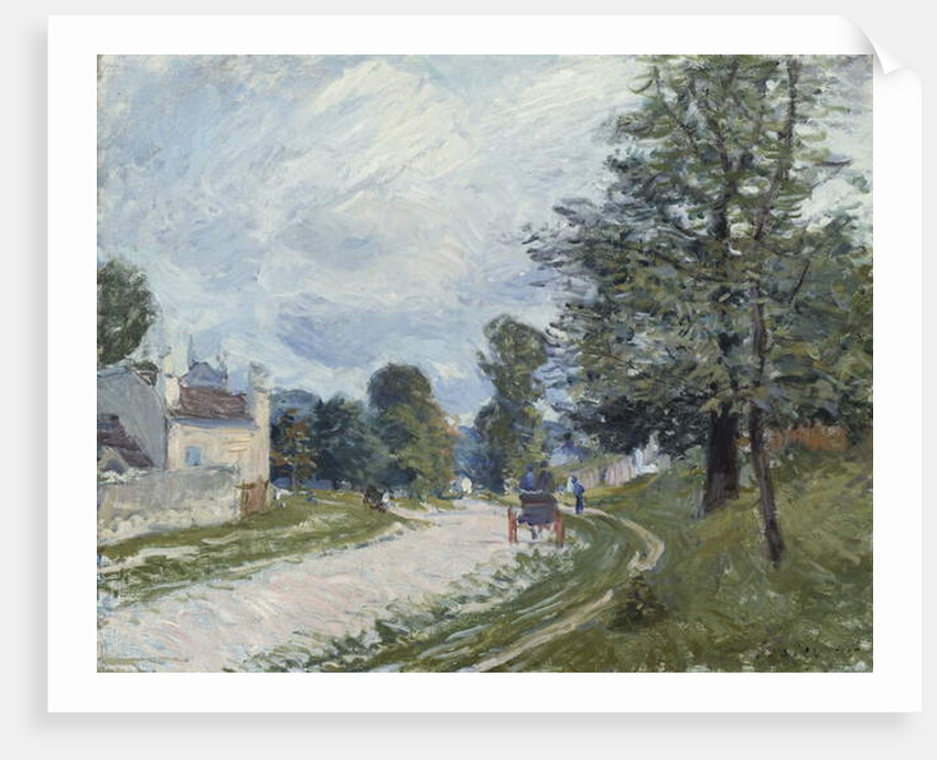A Turn in the Road, 1873 by Alfred Sisley
