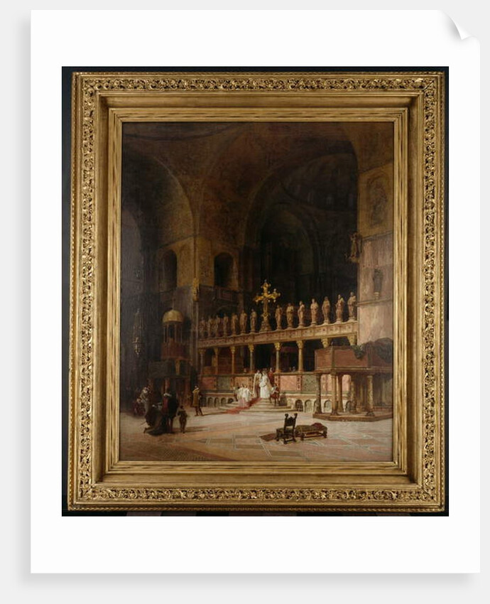 Interior of St Mark's, Venice, 1869 by David Dalhoff Neal