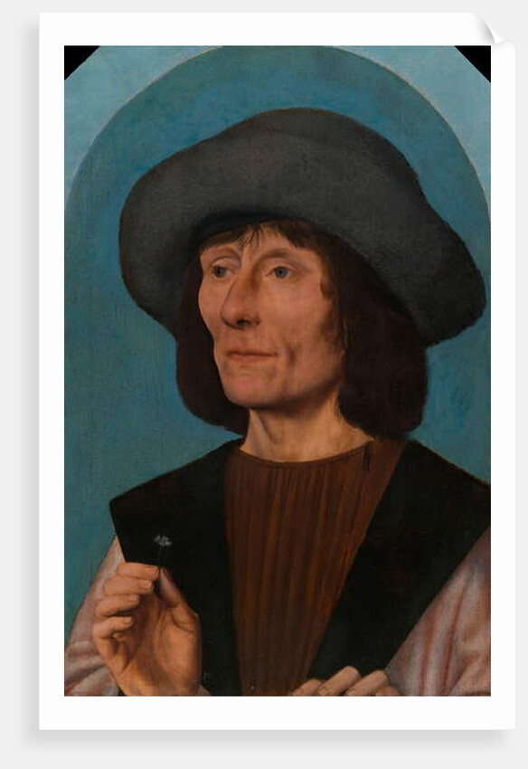 Portrait of a Man with a Pink, 1504-14 by Quentin Massys