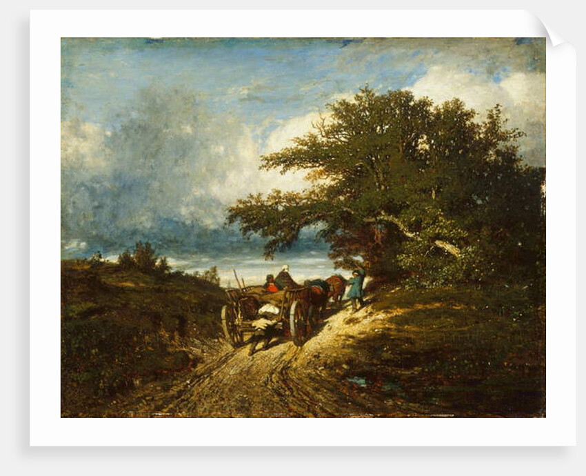 On the Road, 1856 by Jules Dupre
