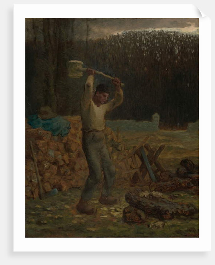 The Woodchopper, 1858-66 by Jean-Francois Millet