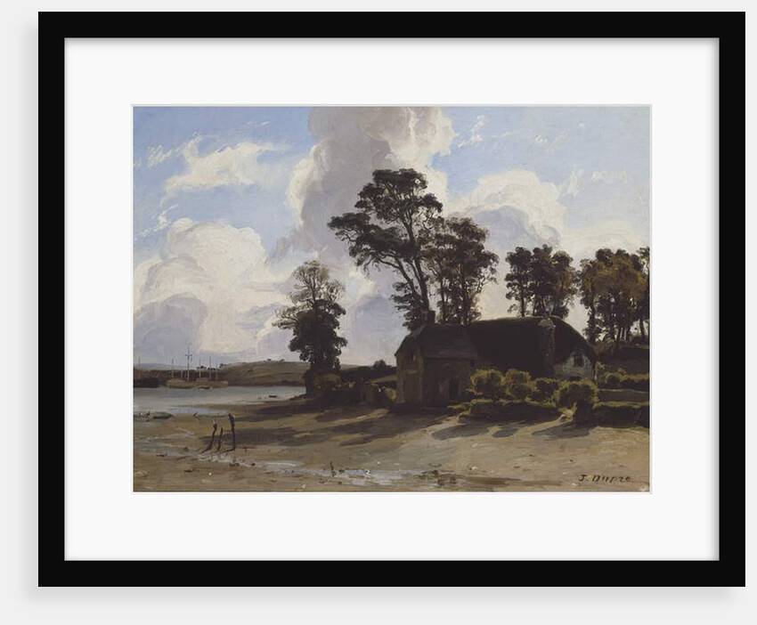 The Estuary Farm, 1830-35 by Jules Dupre