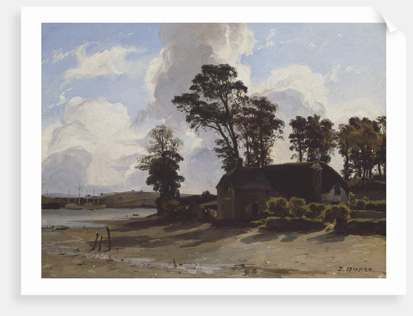 The Estuary Farm, 1830-35 by Jules Dupre