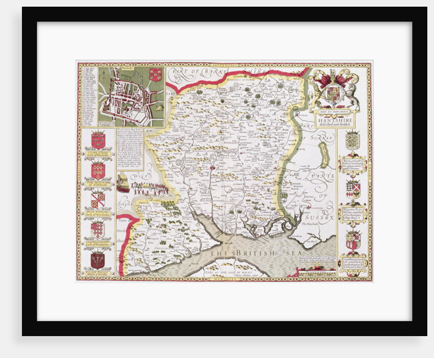 Hantshire by John Speed