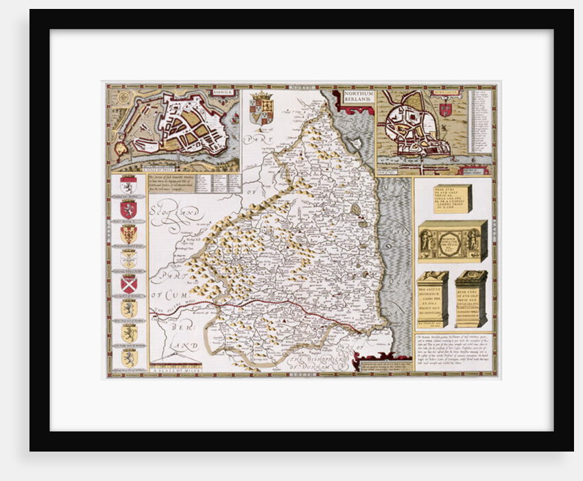 Northumberland by John Speed