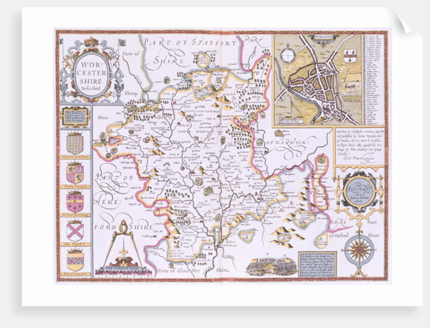 Worchestershire by John Speed