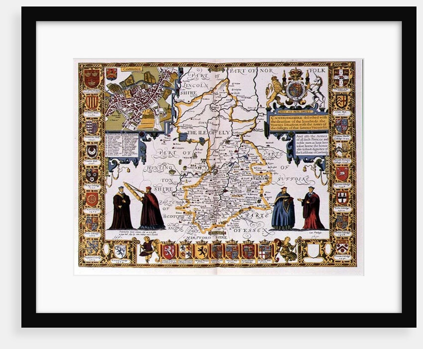 Cambridgeshire by John Speed