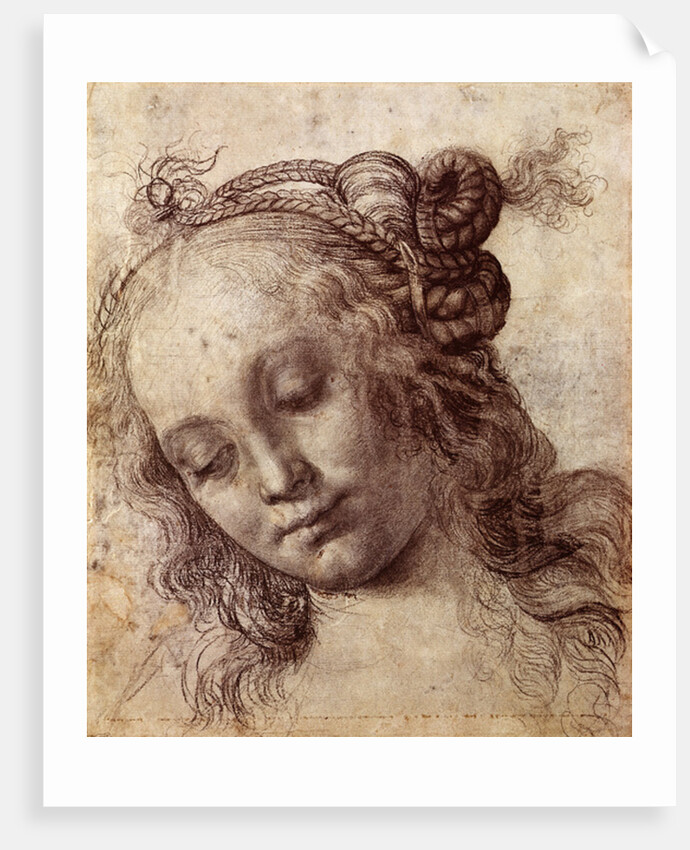 Woman Looking Down by Andrea del Verrocchio