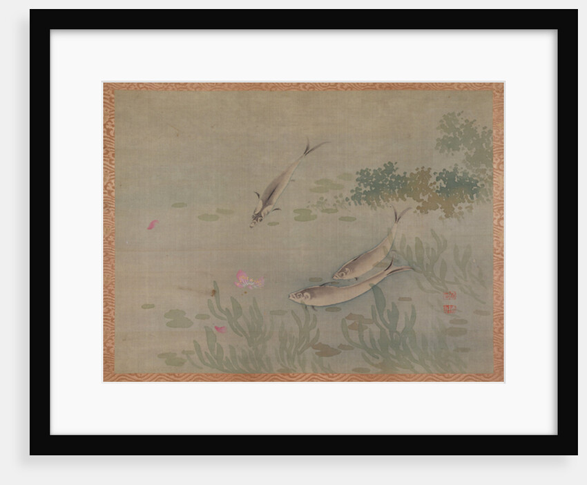 Fish, 1851 by Tsubaki Chinzan