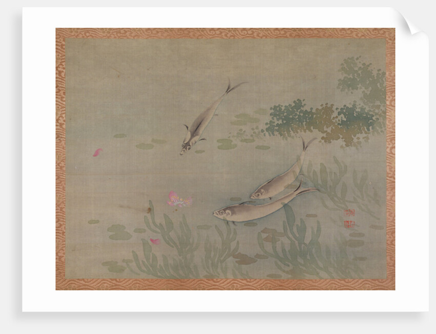 Fish, 1851 by Tsubaki Chinzan