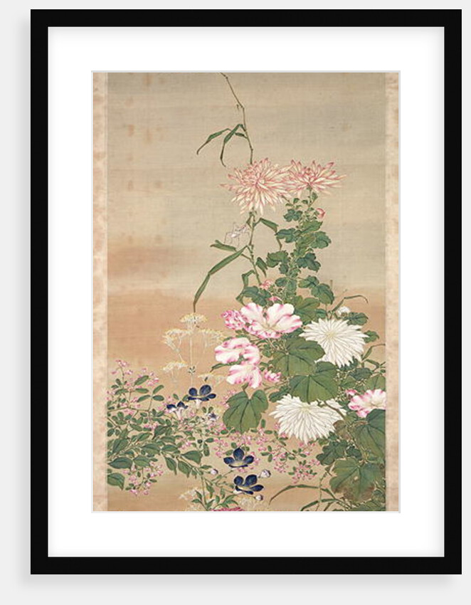 Flowers in autumn, 1826 by Abe Kan Torin
