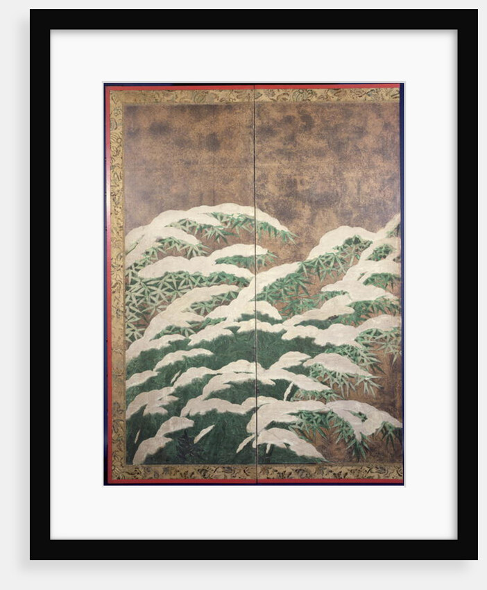 Bamboo in snow, c.1600 by Mitsuyoshi Tosa
