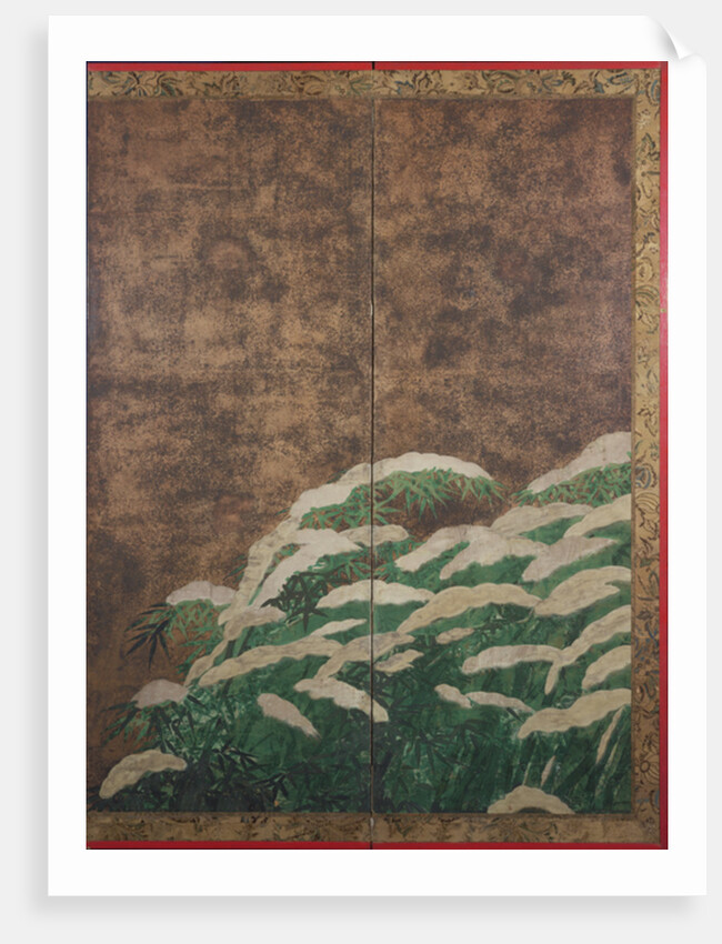 Bamboo in the snow, c.1600 by Mitsuyoshi Tosa