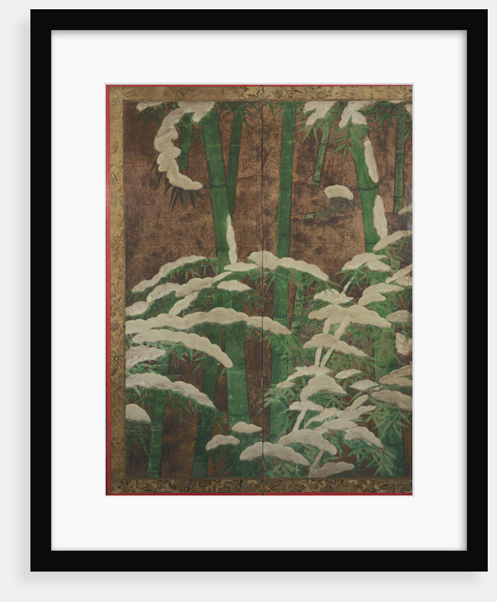 Bamboo in the snow, c.1600 by Mitsuyoshi Tosa