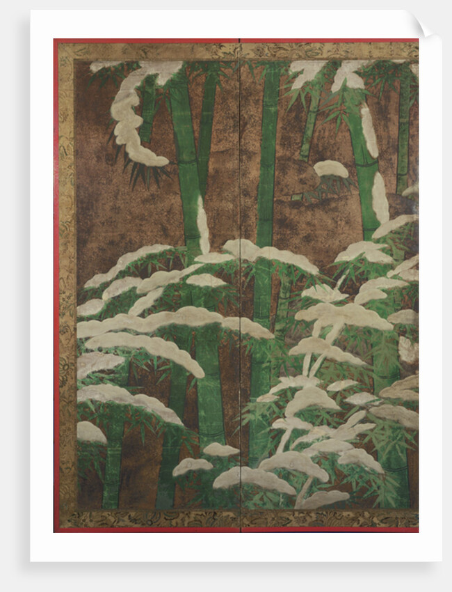 Bamboo in the snow, c.1600 by Mitsuyoshi Tosa