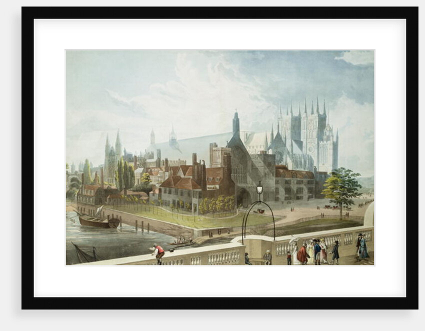 Westminster Hall and Abbey by John Gendall