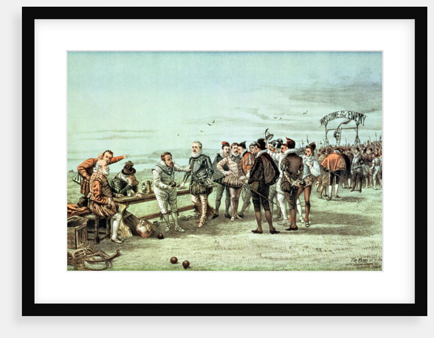 The Armada of 1888 in Sight, Ministers at Play by Tom Merry