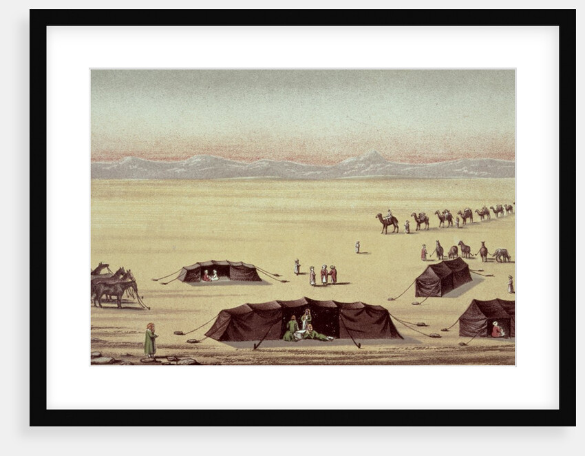 The Desert Camp of Sir Richard Burton by English School