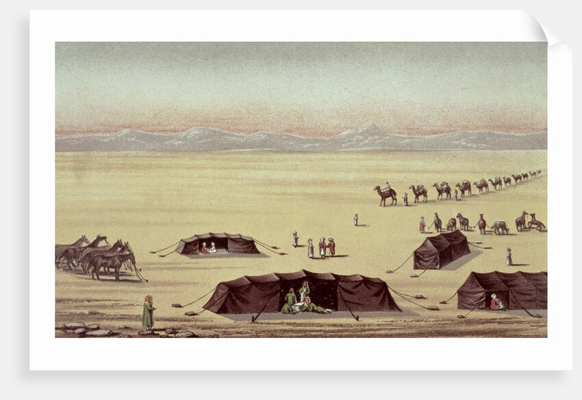 The Desert Camp of Sir Richard Burton by English School