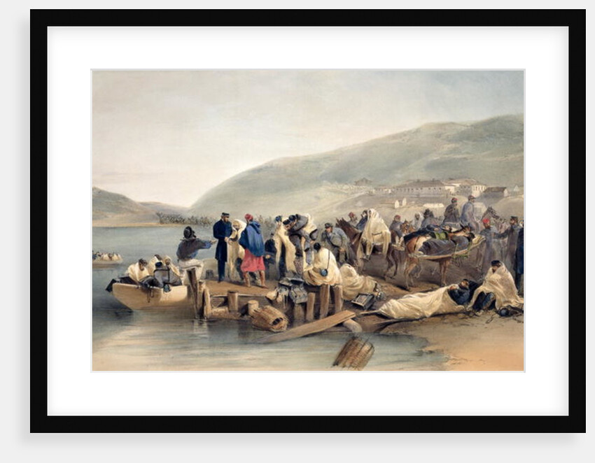 The Embarkation of the Sick at Balaklava by William 'Crimea' Simpson